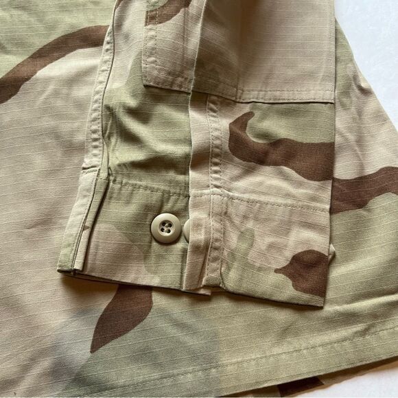 US Military Men's Air Force Desert Camo Coat Tan/Green/Brown Size Medium Reg - Picture 8 of 12